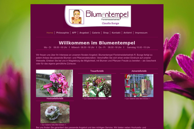 blumentempel.de - Blumengeschäft Magdeburg