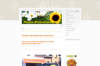 monis-blumenwelt.de - Blumengeschäft Meerbusch