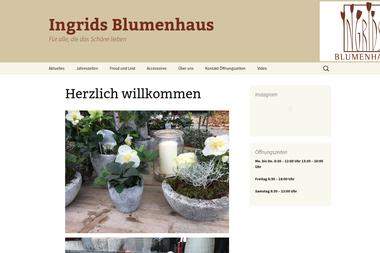 ingrids-blumenhaus.de - Blumengeschäft Neusäss
