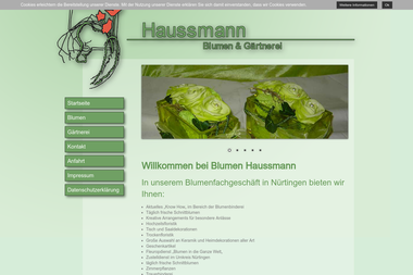blumen-haussmann.de - Blumengeschäft Nürtingen