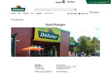 dehner.de/markt/pfullingen - Blumengeschäft Pfullingen