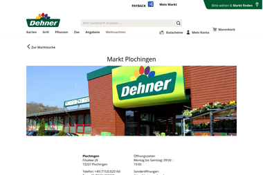 dehner.de/markt/plochingen - Blumengeschäft Plochingen