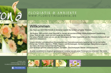 floristiksaxonia.de - Blumengeschäft Quedlinburg