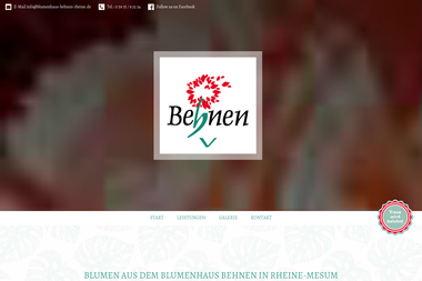blumenhaus-behnen-rheine.de - Blumengeschäft Rheine