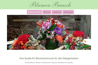 blumenbausch.de - Blumengeschäft Rosenheim
