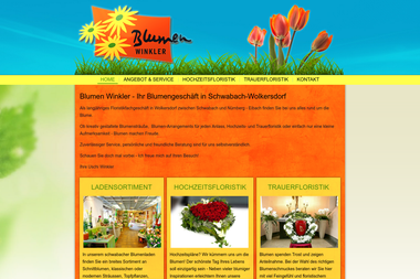 winkler-blumen.de - Blumengeschäft Schwabach