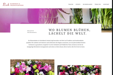 blumenhaus-lieb.de - Blumengeschäft Schwäbisch Gmünd