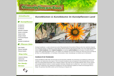 kunstpflanzen-land.de - Blumengeschäft Schweinfurt