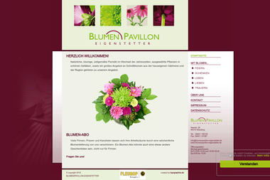 blumenpavillon-eigenstetter.de - Blumengeschäft Straubing