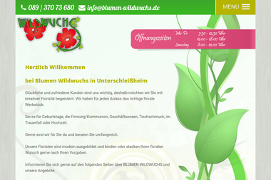 blumen-wildwuchs.de - Blumengeschäft Unterschleissheim