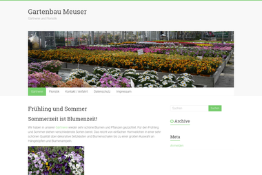 gartenbau-meuser.de - Blumengeschäft Viersen