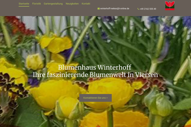 blumen-winterhoff.de - Blumengeschäft Viersen