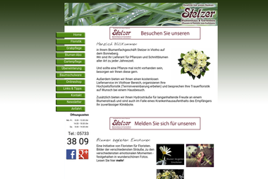 blumenhaus-stelzer.de - Blumengeschäft Vlotho