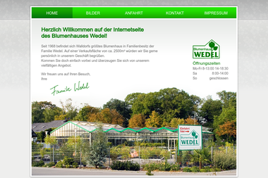 blumenhaus-wedel.de - Blumengeschäft Walldorf