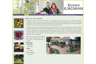 blumen-borgmann.de - Blumengeschäft Wesel