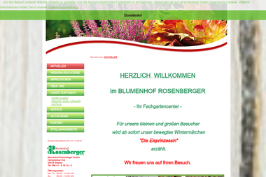 blumenhof-rosenberger.de - Blumengeschäft Wetzlar