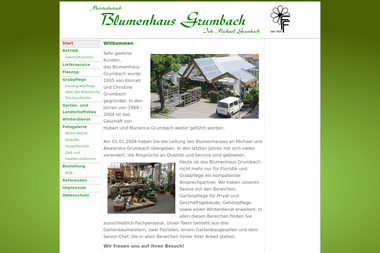 blumenhaus-grumbach.de - Blumengeschäft Willich