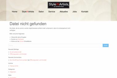 styleinartists.de/index.html - Friseur Aalen