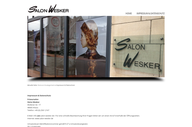 salon-wesker.de/index.php/speedbronzer/2-uncategorised - Friseur Ahaus