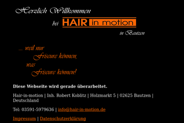 hair-in-motion.de - Friseur Bautzen