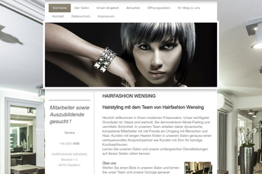 wensing-hairfashion.de - Friseur Stadtlohn