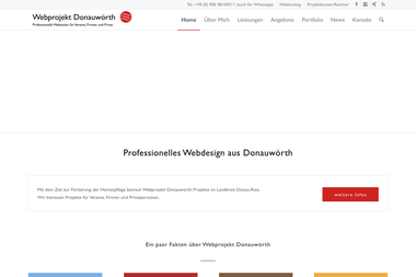 webprojekt-donauwoerth.de - Grafikdesigner Donauwörth