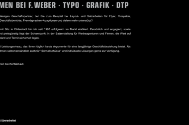 weber-dtp.de/site/Firma.html - Grafikdesigner Filderstadt