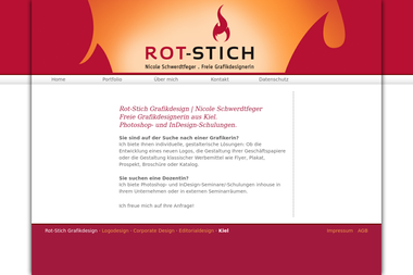 rot-stich.de - Grafikdesigner Kiel