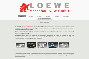 loewe-messebau-nrw.de - Grafikdesigner Wülfrath