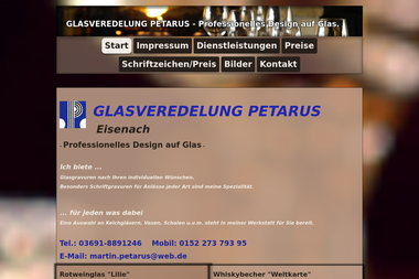 glasgravuren-petarus.de - Graveur Eisenach