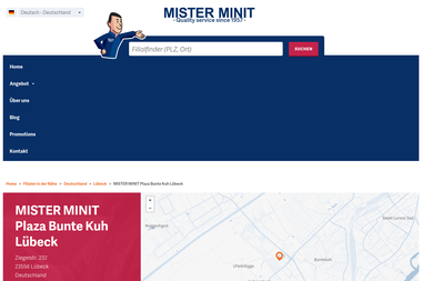 misterminit.eu/de_de/shops/mister-minit-plaza-bunte-kuh-l%C3%BCbeck - Graveur Lübeck