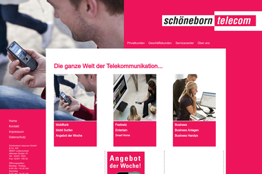 schoeneborn-telecom.de - Handyservice Lüdenscheid