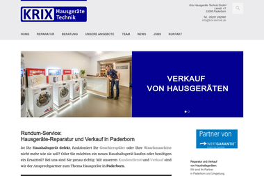 krix-technik.de - Haustechniker Paderborn