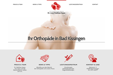 orthopaede-dr-haase.de - Dermatologie Bad Kissingen