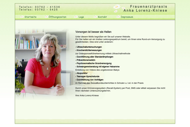 frauenarzt-lorenz-kniese.de - Dermatologie Crimmitschau