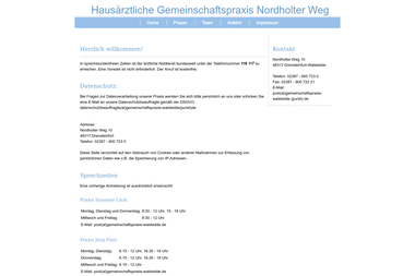 gemeinschaftspraxis-walstedde.de - Dermatologie Drensteinfurt