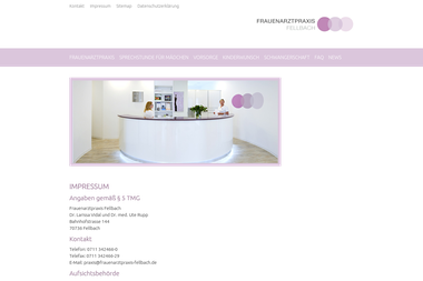 frauenarztpraxis-fellbach.de/impressum.html - Dermatologie Fellbach