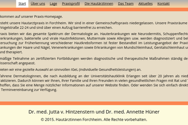 hautarztpraxis-forchheim.de - Dermatologie Forchheim