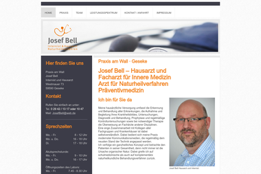 praxis-josefbell.de - Dermatologie Geseke