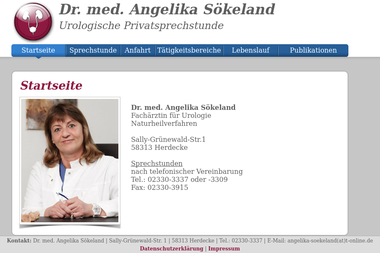 angelika-soekeland.de - Dermatologie Herdecke