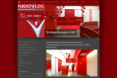 radio-log.de/de/standorte-fachrichtungen/strahlentherapie/radio-log-hof/index.php - Dermatologie Hof