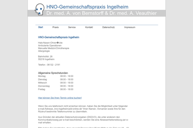 hno-ingelheim.de - Dermatologie Ingelheim Am Rhein