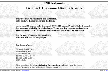 hno-himmelsbach.de - Dermatologie Kehl