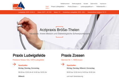 arztpraxis-broesse-thelen.de - Dermatologie Ludwigsfelde