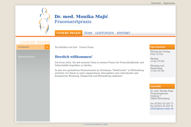 praxis-majic.de - Dermatologie Plettenberg