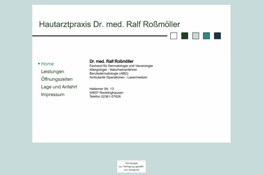hautarztpraxis.vpweb.de - Dermatologie Recklinghausen