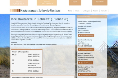 haut-schleswig-flensburg.de - Dermatologie Schleswig