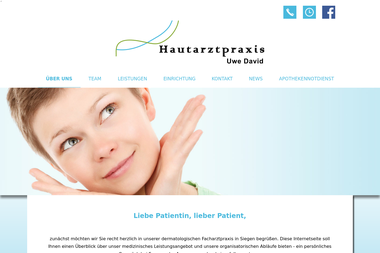 hautarzt-david.de - Dermatologie Siegen
