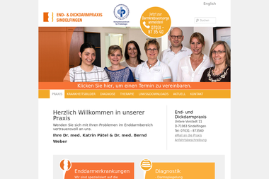 end-und-dickdarmpraxis.de - Dermatologie Sindelfingen
