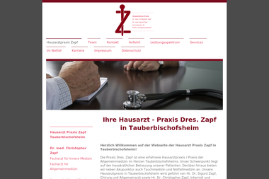 hausarzt-zapf.de - Dermatologie Tauberbischofsheim